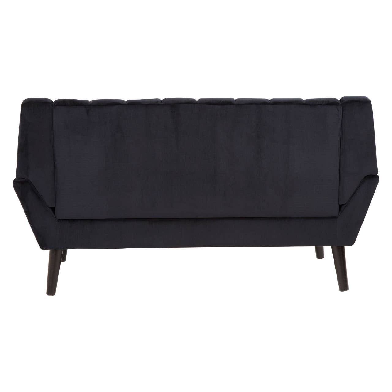 SAVINA 2 SEAT BLACK SOFA