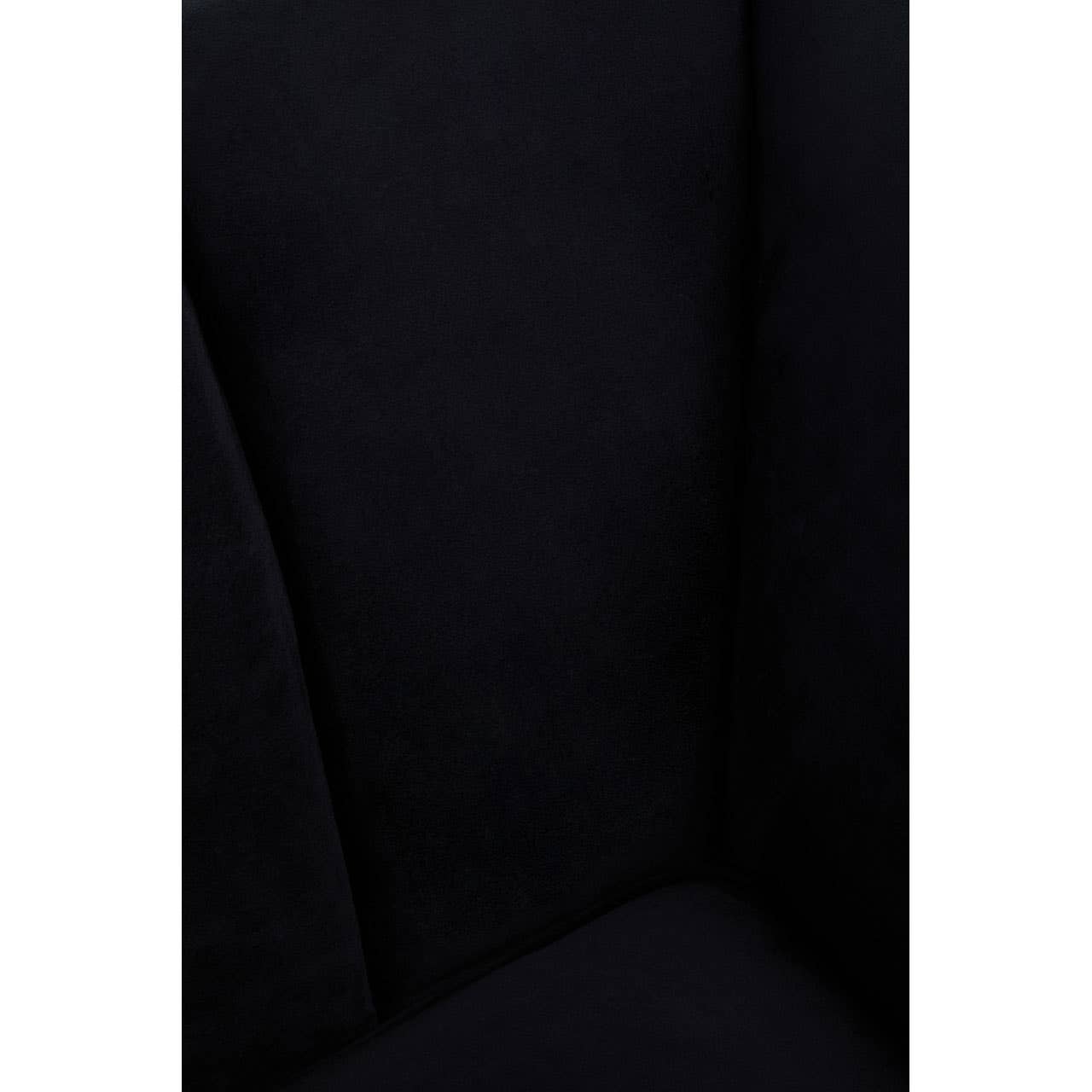 Hansa Black Velvet Chair