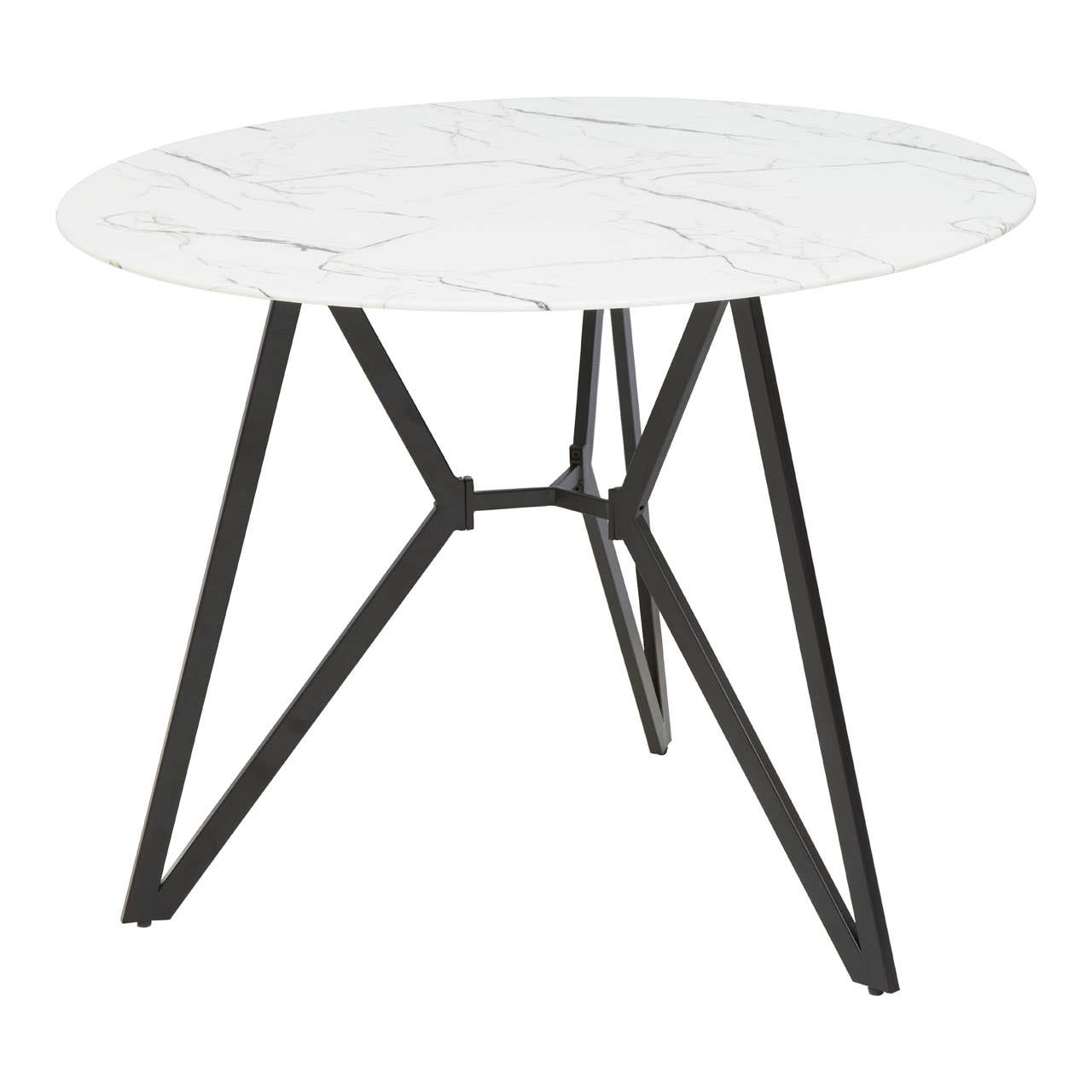 WESTON ROUND GREY DINING SET