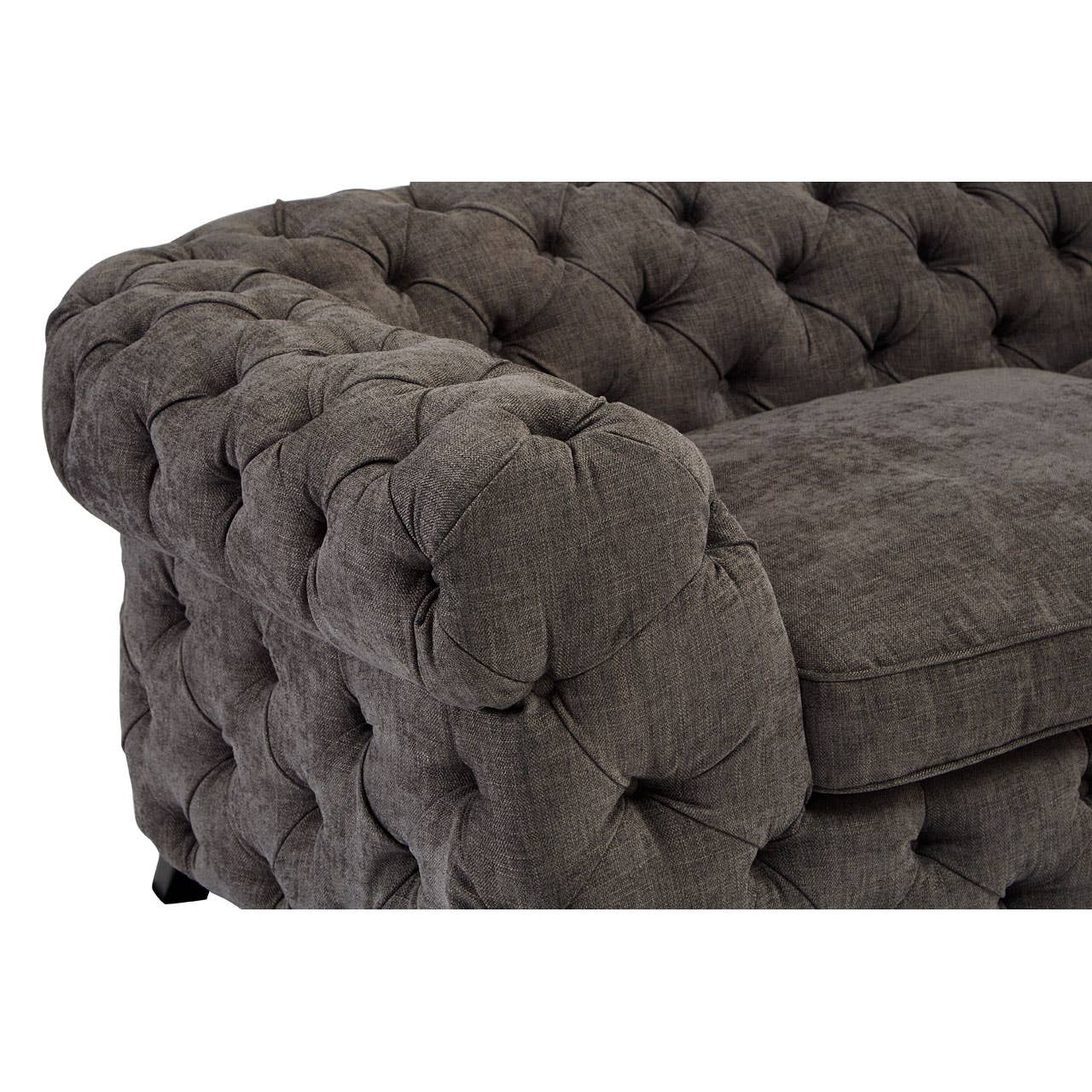 Harrington 3 Seater Grey Sofa