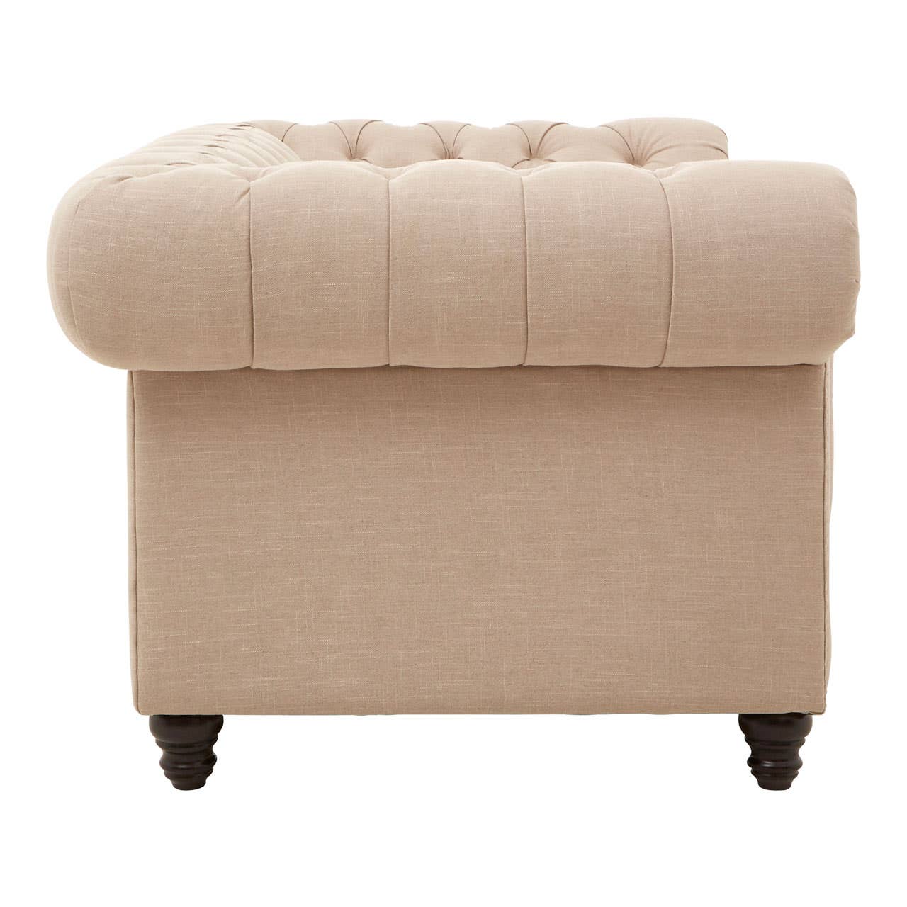 Stella 2 Seater Beige Linen Sofa