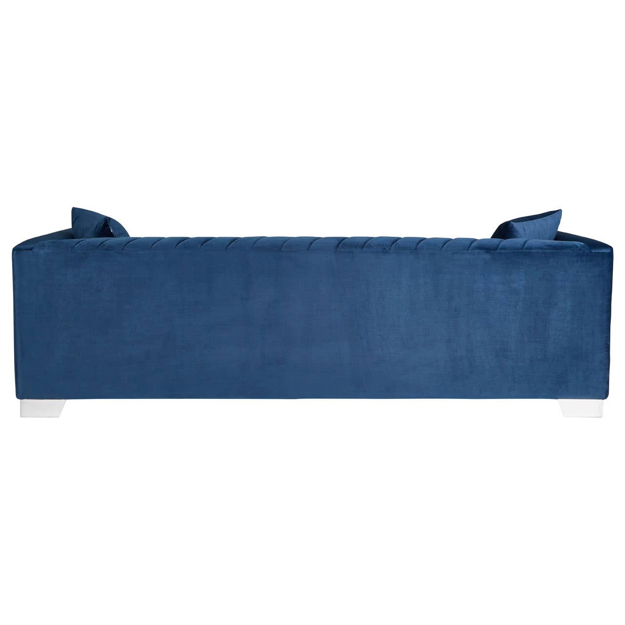 Rashika Dark Blue Velvet 3 Seat Sofa