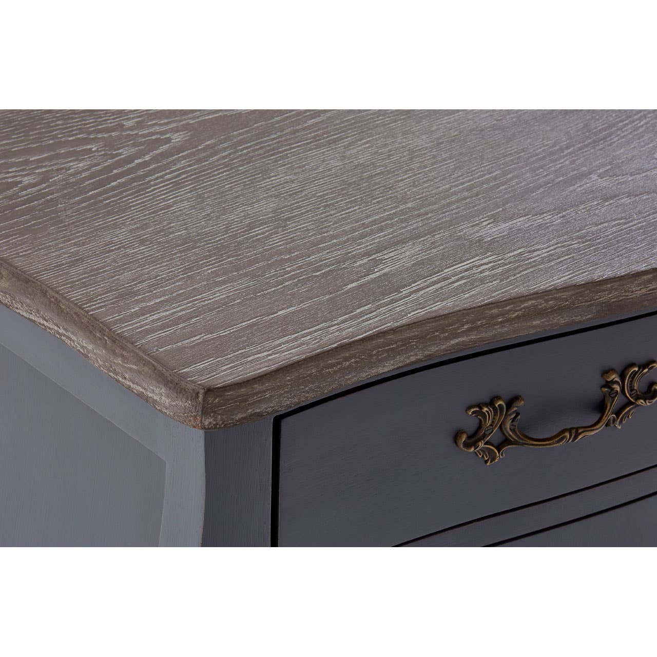 Loire 2 Door /2 Drawer Dark Grey Side Board