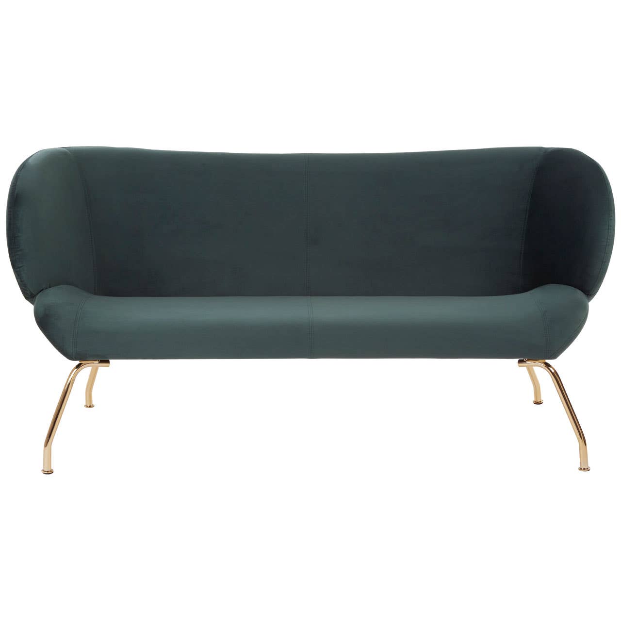 Kolding 2 Seat Green Sofa