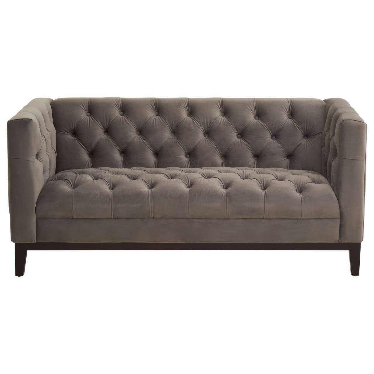 SASHA 2 SEAT GREY SOFA