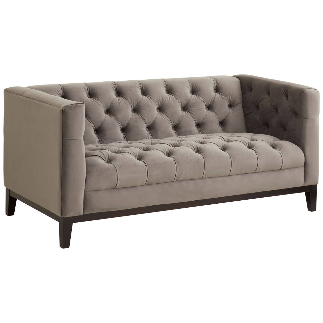 SASHA 2 SEAT GREY SOFA