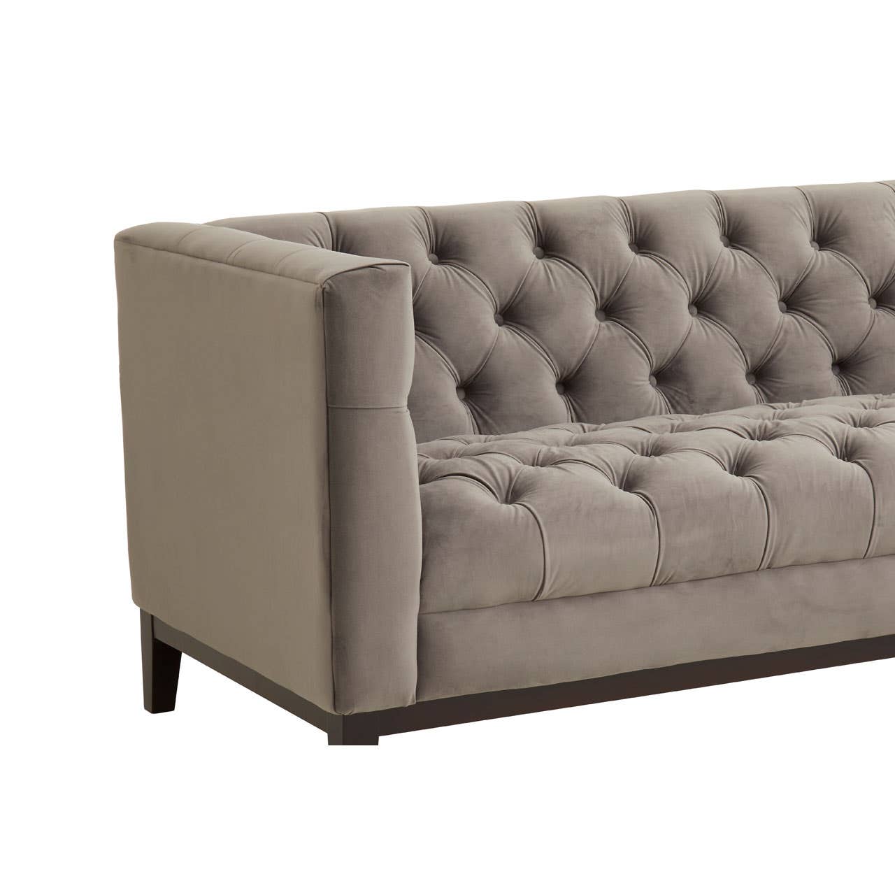 SASHA 2 SEAT GREY SOFA