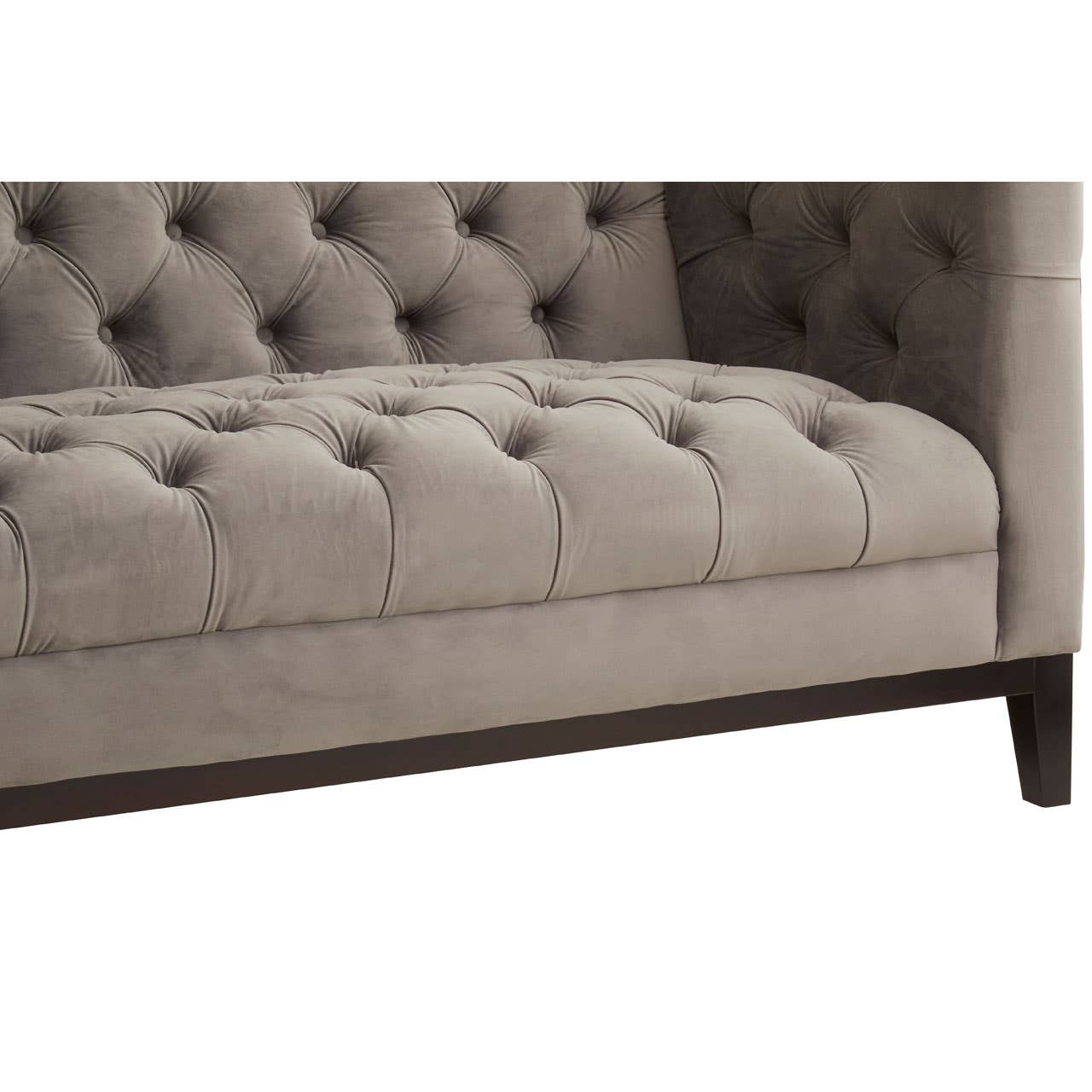 SASHA 2 SEAT GREY SOFA