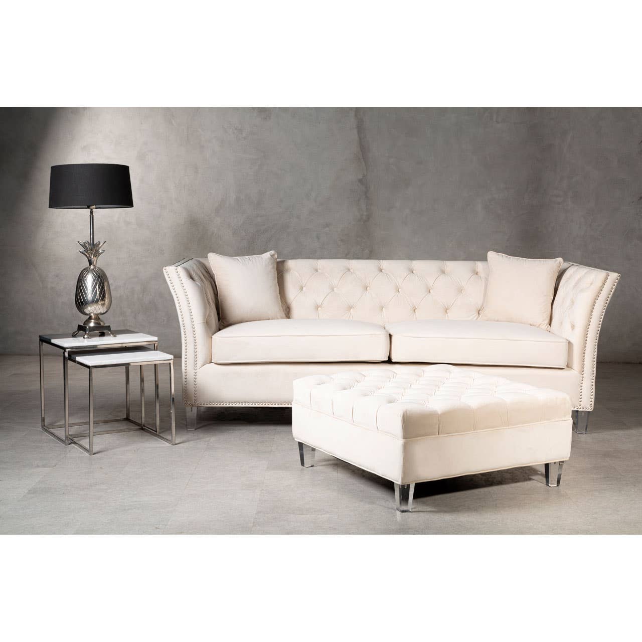 Samara 3 Seat Chesterfield Sofa