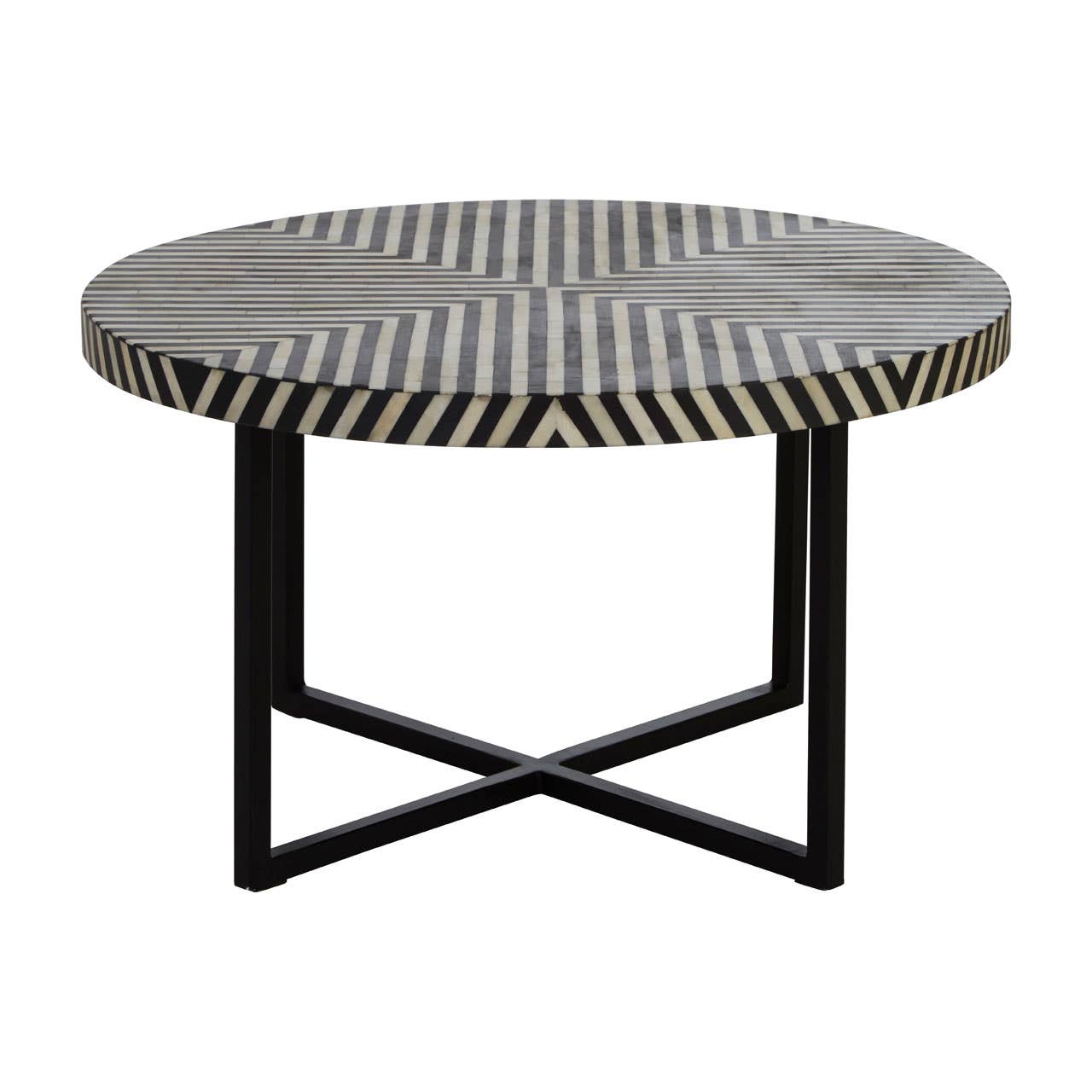 Boho Cross Base Coffee Table