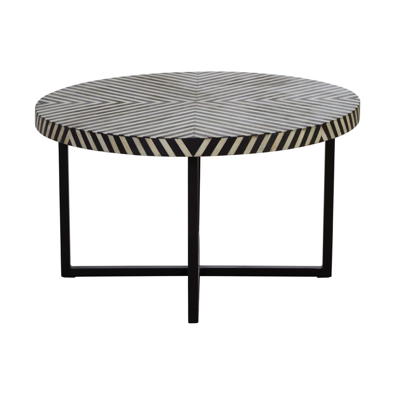 Boho Cross Base Coffee Table