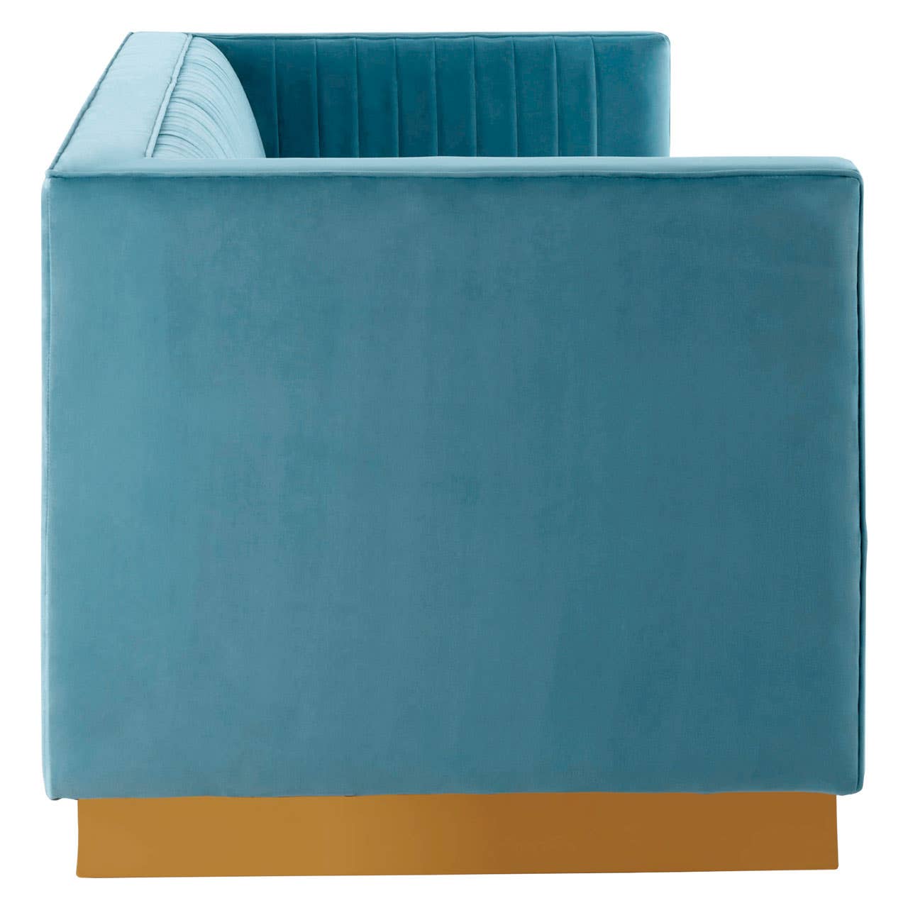 Opal 3 Seat Light Blue Sofa