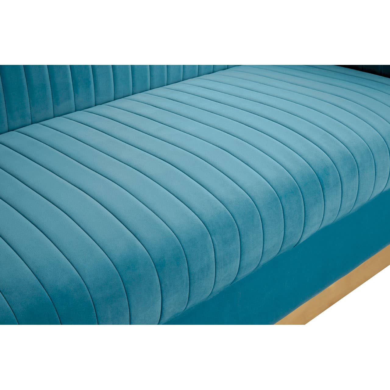 Opal 3 Seat Light Blue Sofa