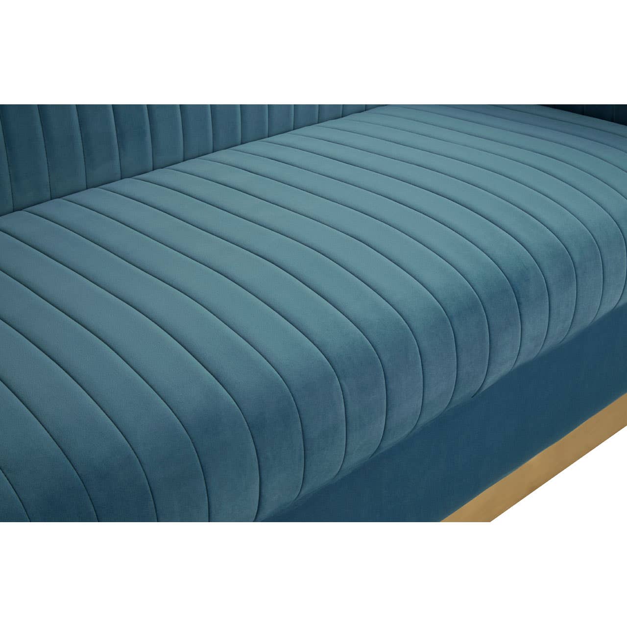 Opal 3 Seat Light Blue Sofa