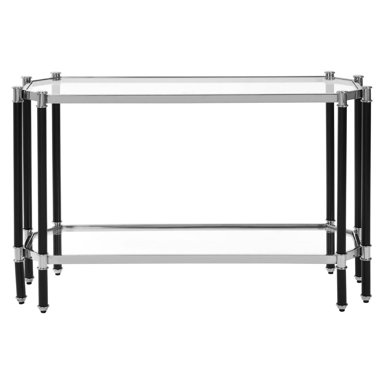 Allessi Silver Chrome Console Table
