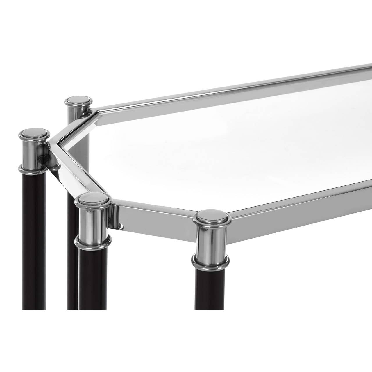 Allessi Silver Chrome Console Table