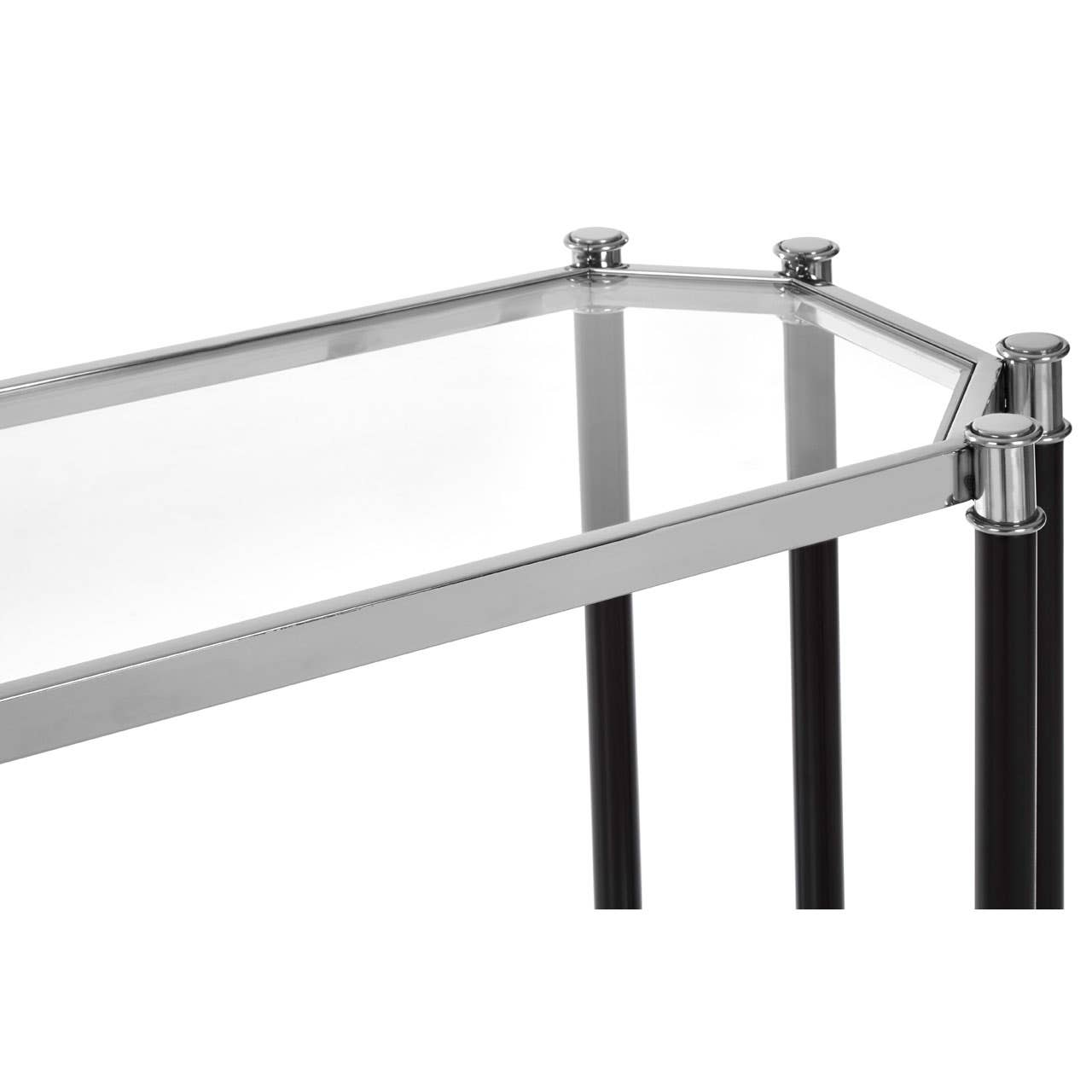 Allessi Silver Chrome Console Table