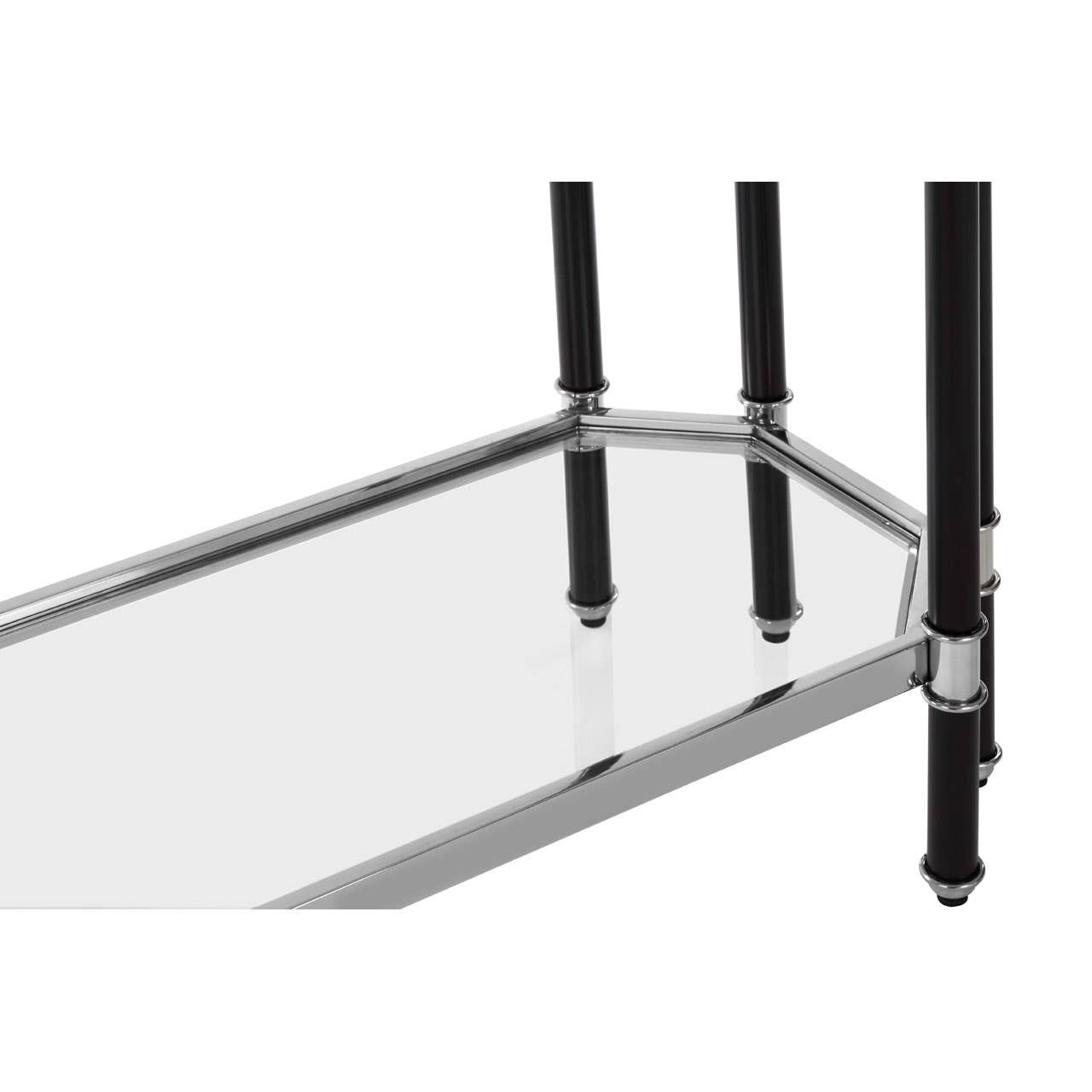 Allessi Silver Chrome Console Table