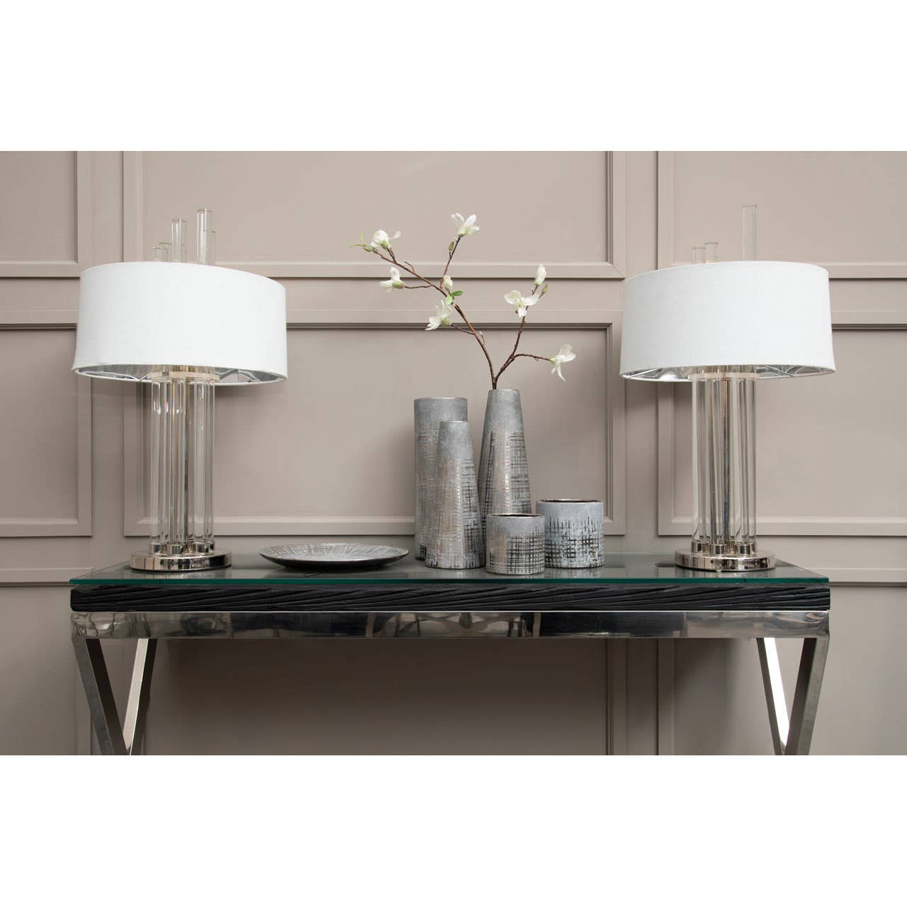Kera Console Table With Crossed Legs