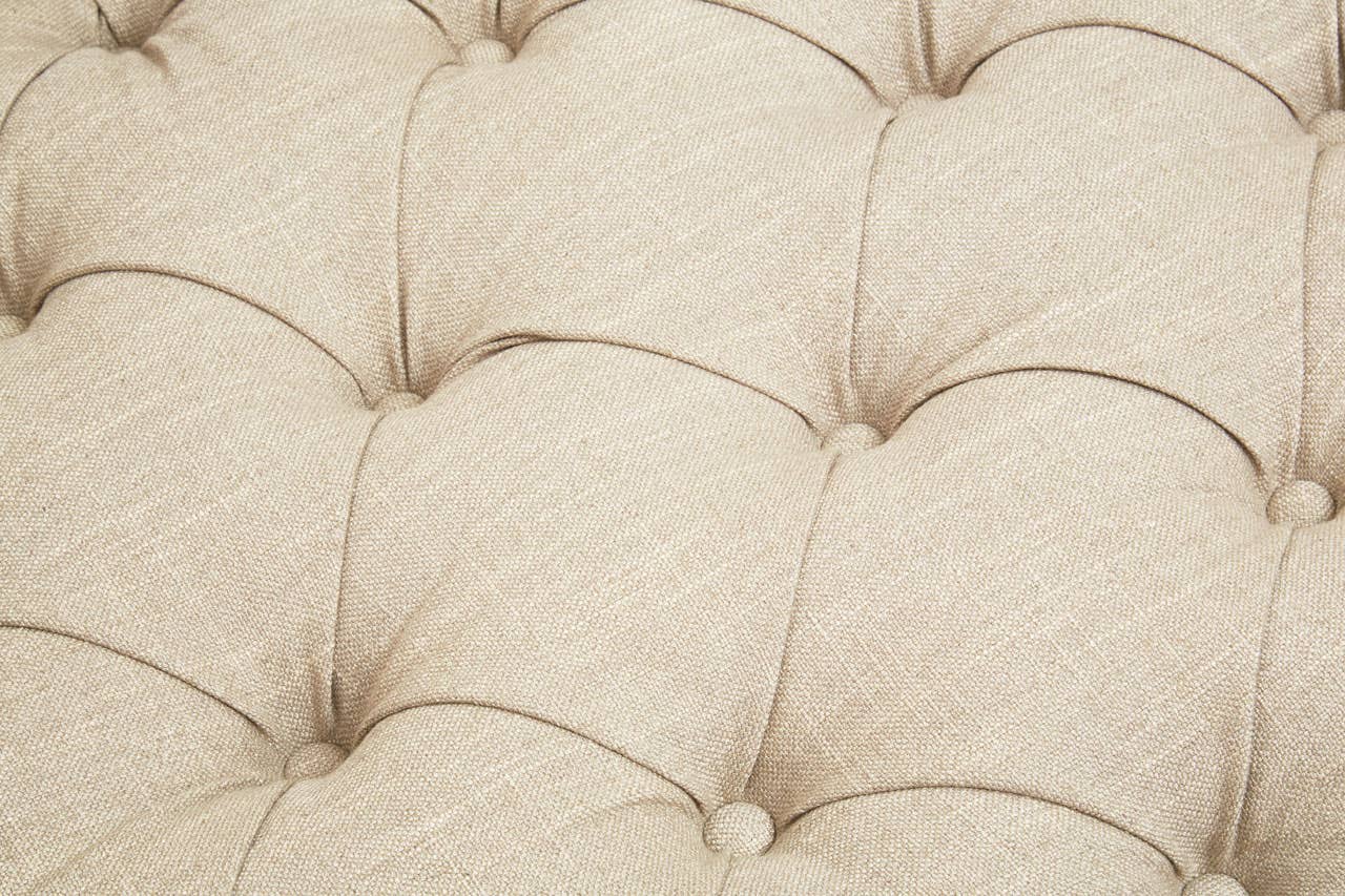 Surina Three Seat Stone Fabric Sofa