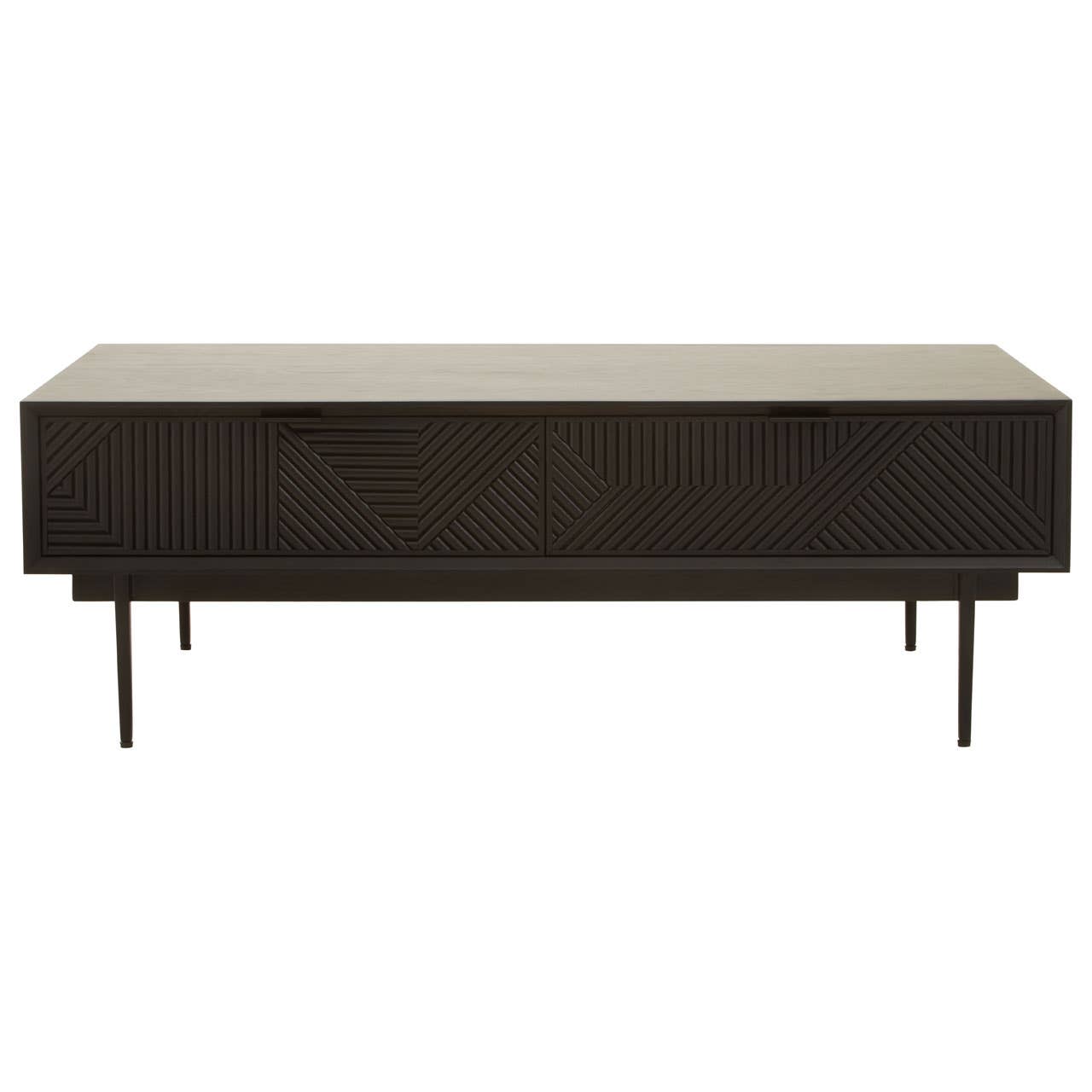 Jakara Black Finish Wooden Coffee Table