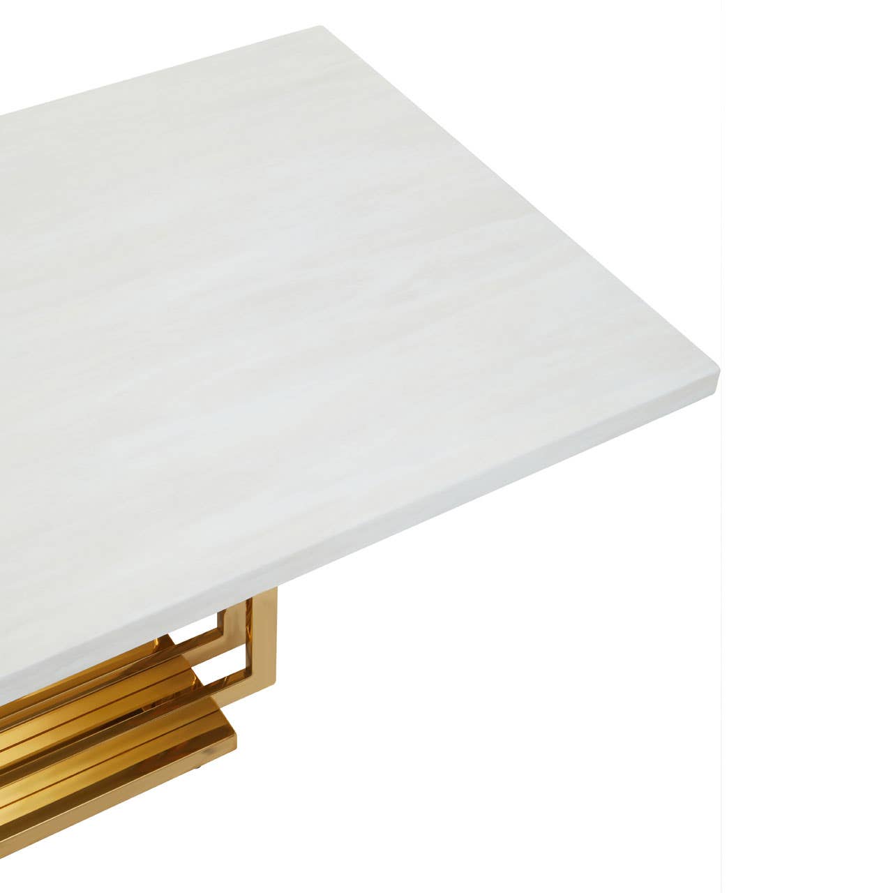 Moda Ivory White Marble Coffee Table