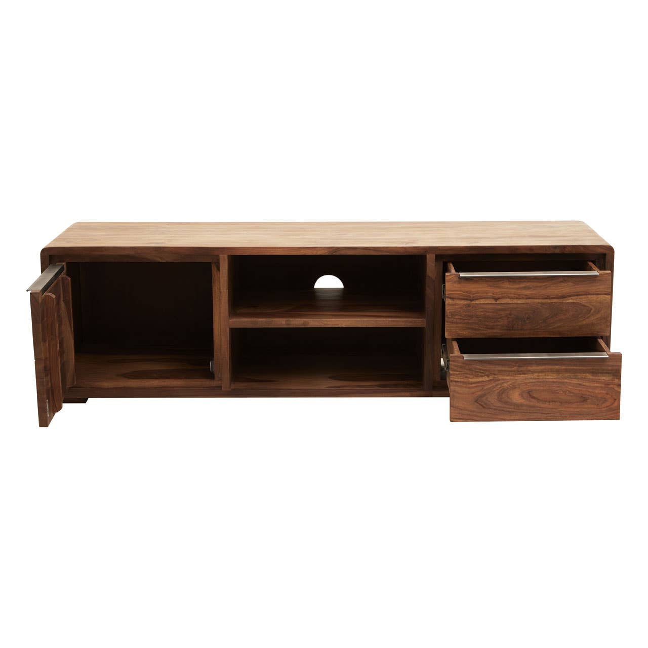 Surati One Door Sheesham And Acacia Wood Media Unit