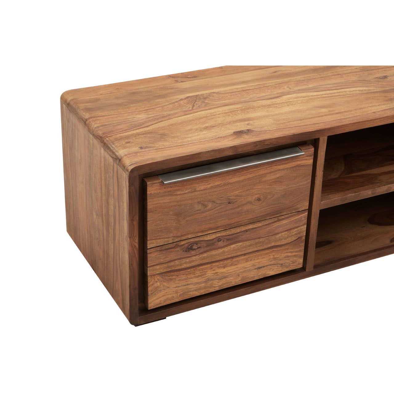 Surati One Door Sheesham And Acacia Wood Media Unit