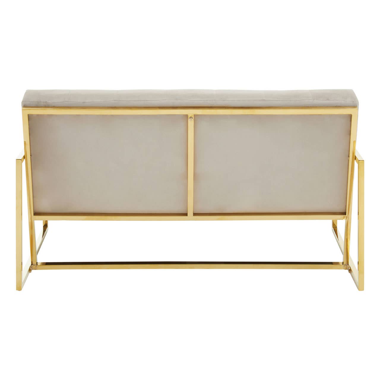 Azalea Two Seat Mink Velvet Sofa