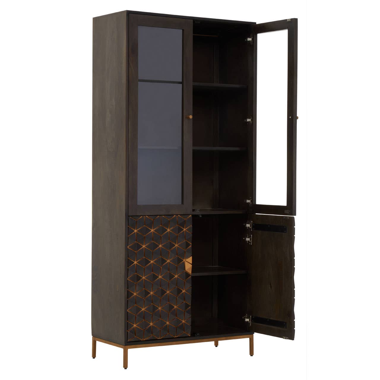 Patina Grey Cabinet