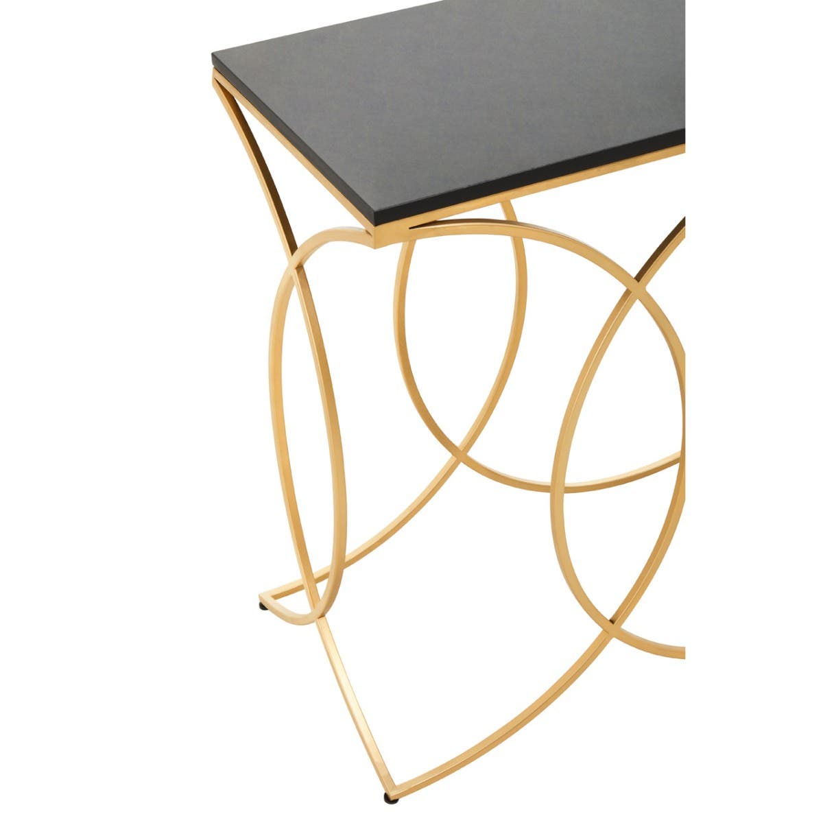 Kia Black Console Table