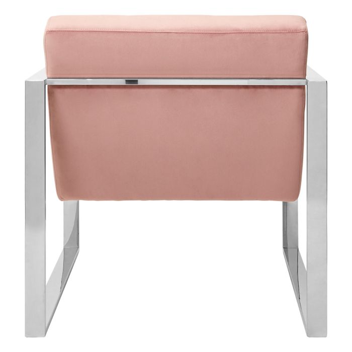 VOGUE PINK VELVET COCKTAIL CHAIR