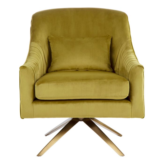 Patricks Pistachio Velvet Chair