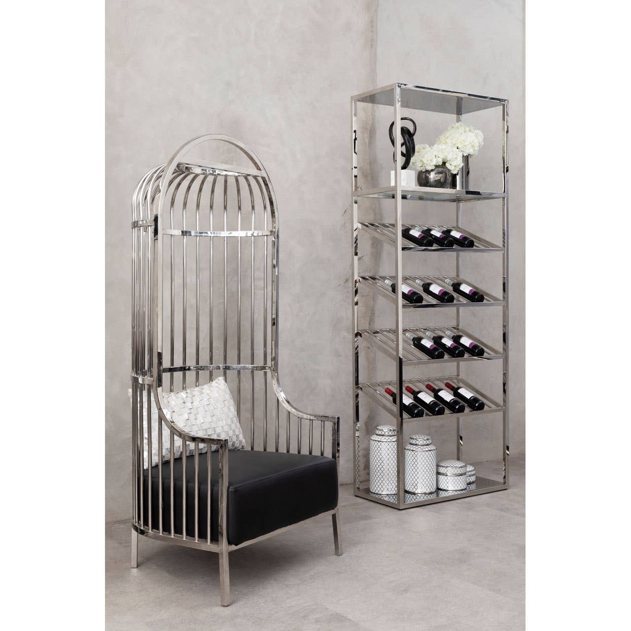 Horizon Silver Occasional Chair