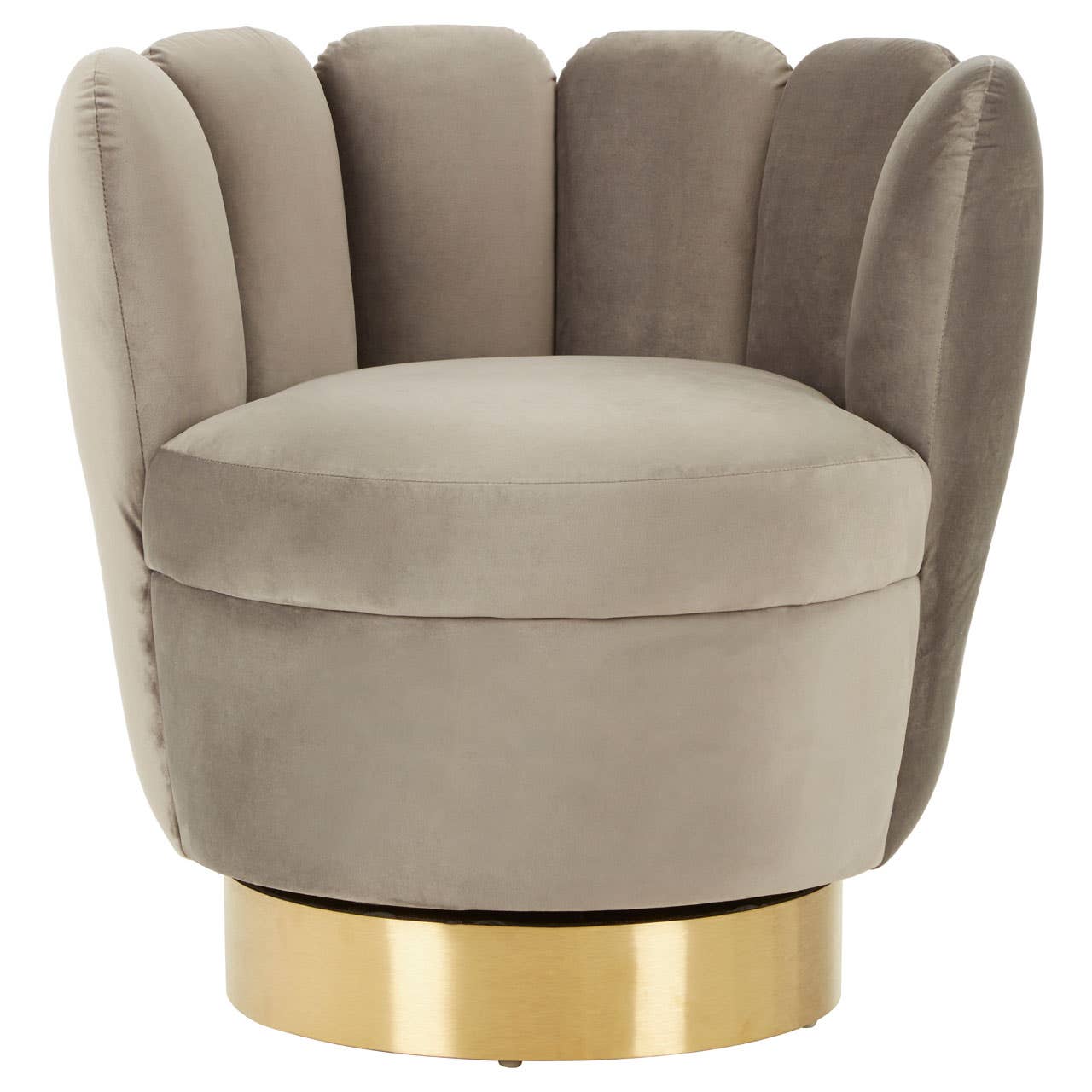 Beauly Grey Velvet Chair