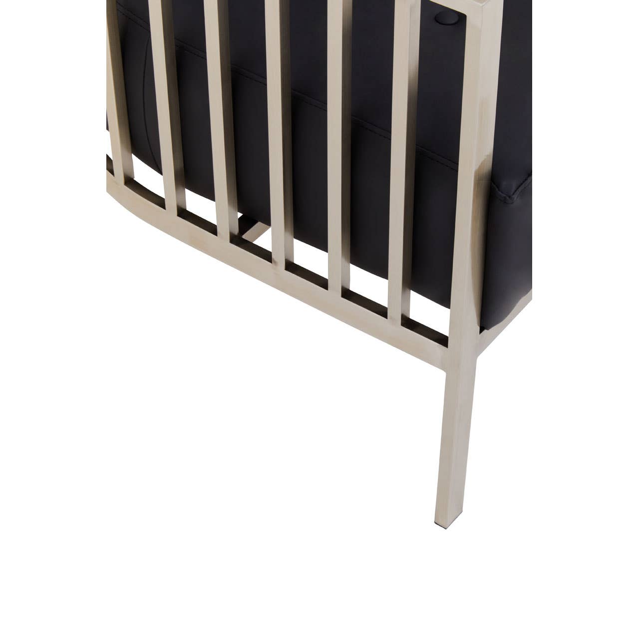 Eliza Brushed Silver Dome Cage Chair