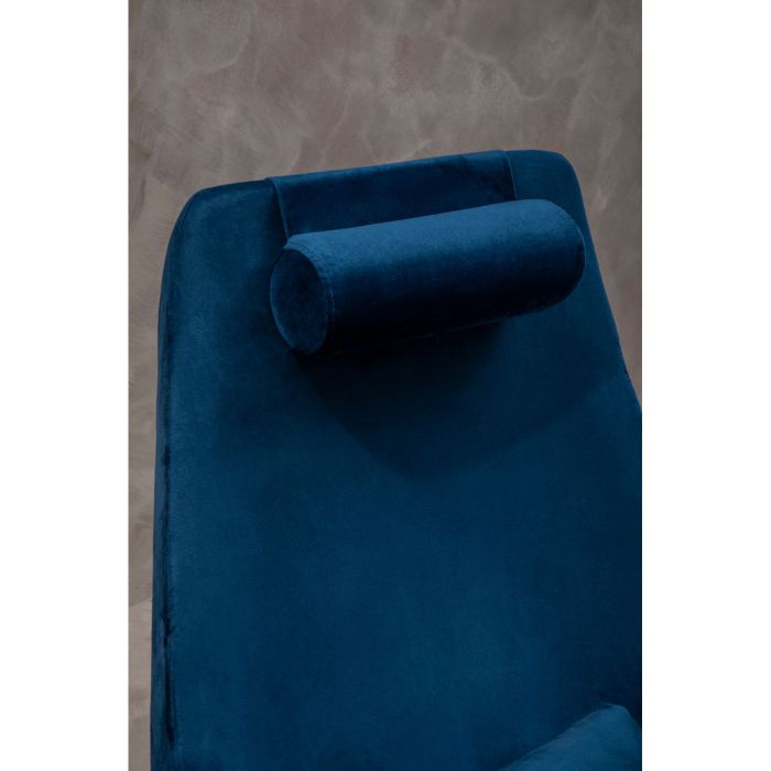 Kalo Navy Velvet Armchair