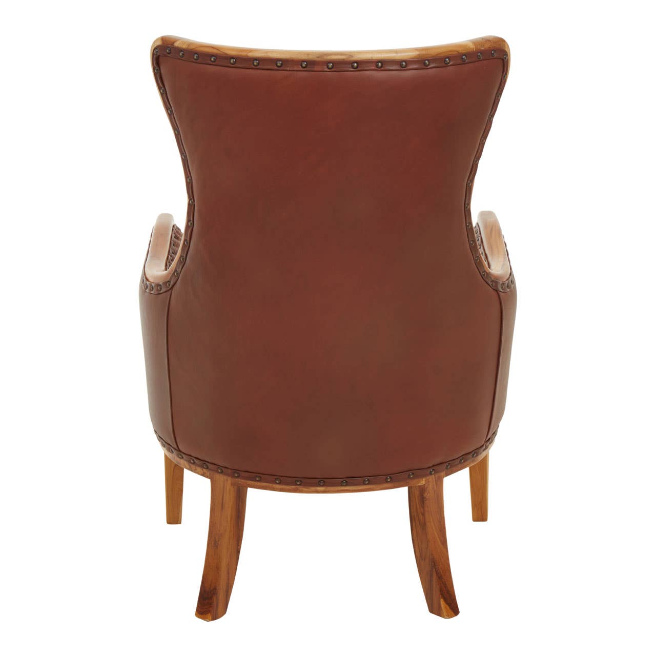 Kendari Brown And Black Leather Chair