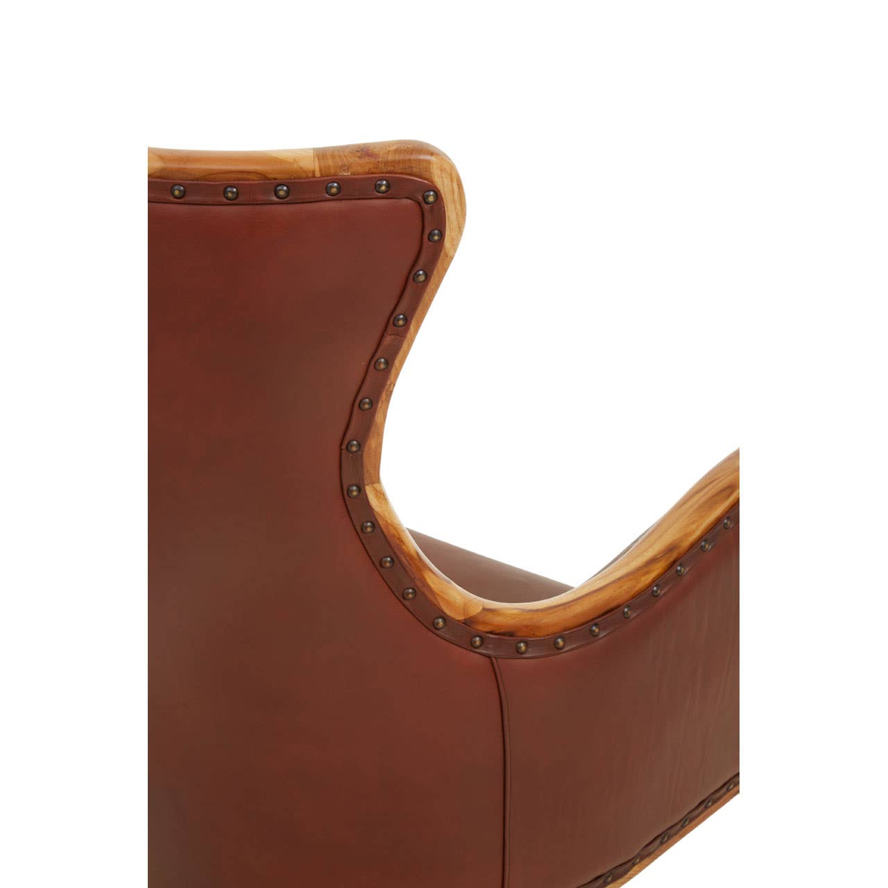 Kendari Brown And Black Leather Chair