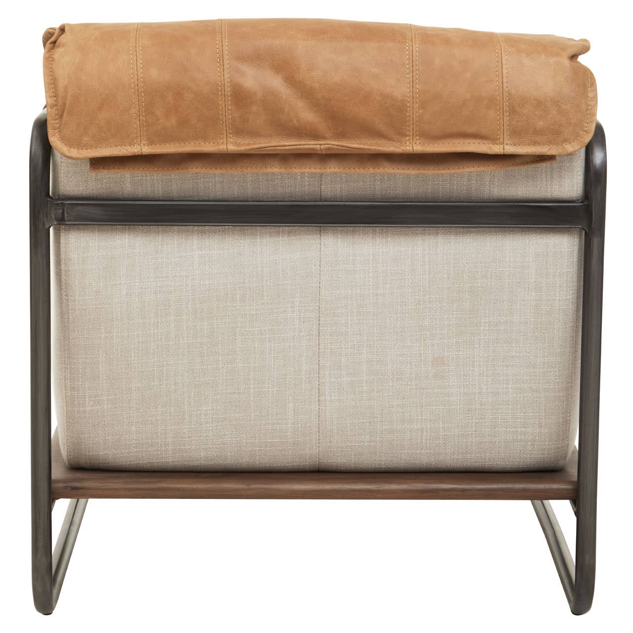 Hoxton Cognac And Natural Leather Chair