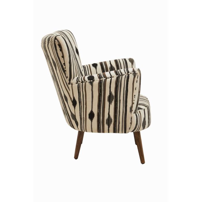 Sirena Armchair With Flared Arms