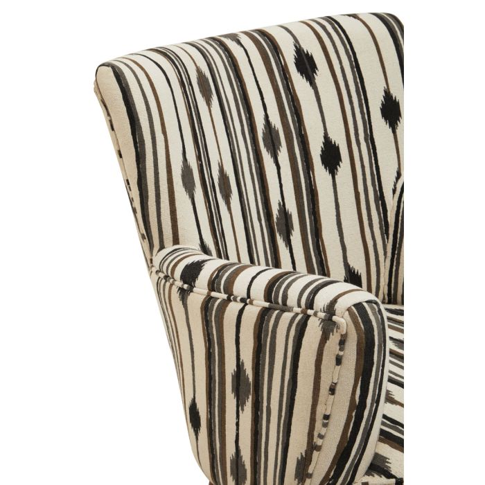Sirena Armchair With Flared Arms