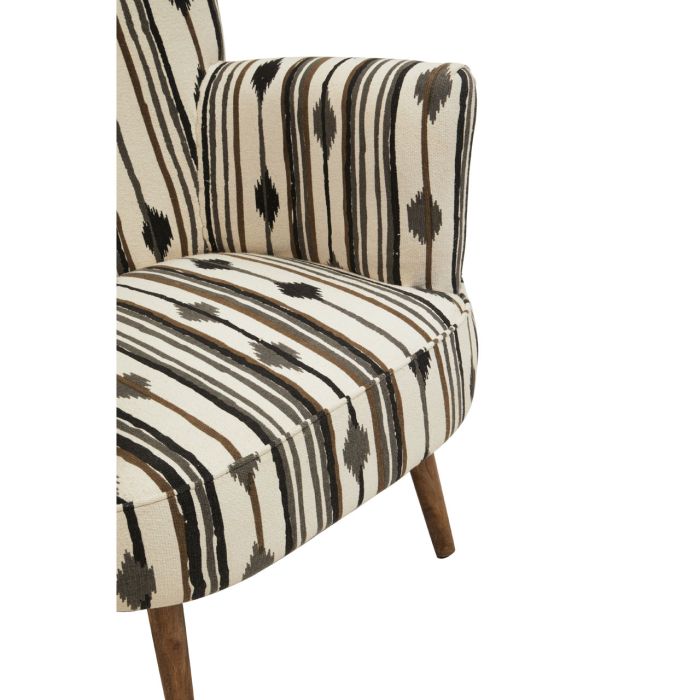 Sirena Armchair With Flared Arms