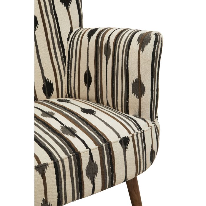Sirena Armchair With Flared Arms
