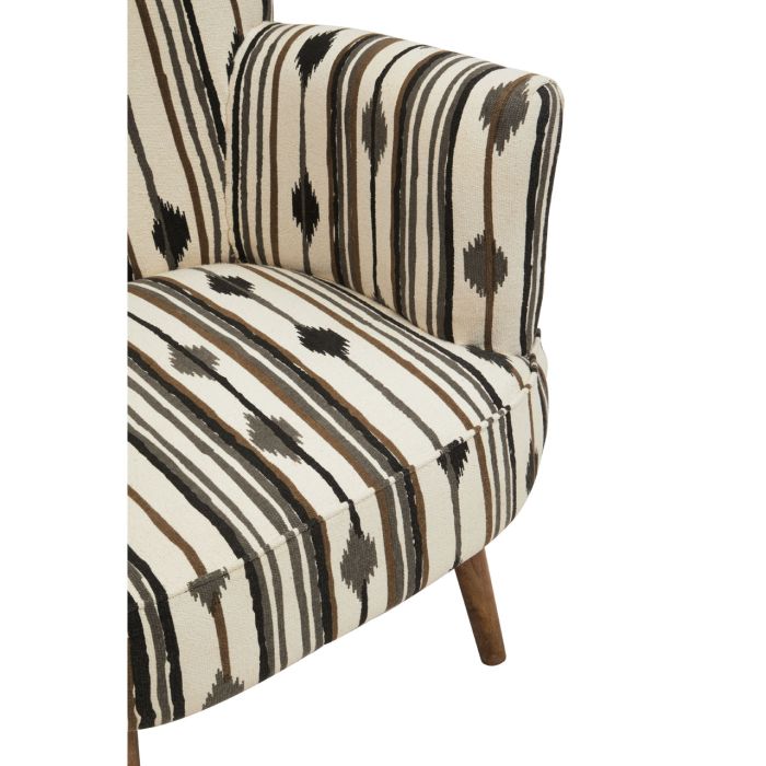 Sirena Armchair With Flared Arms