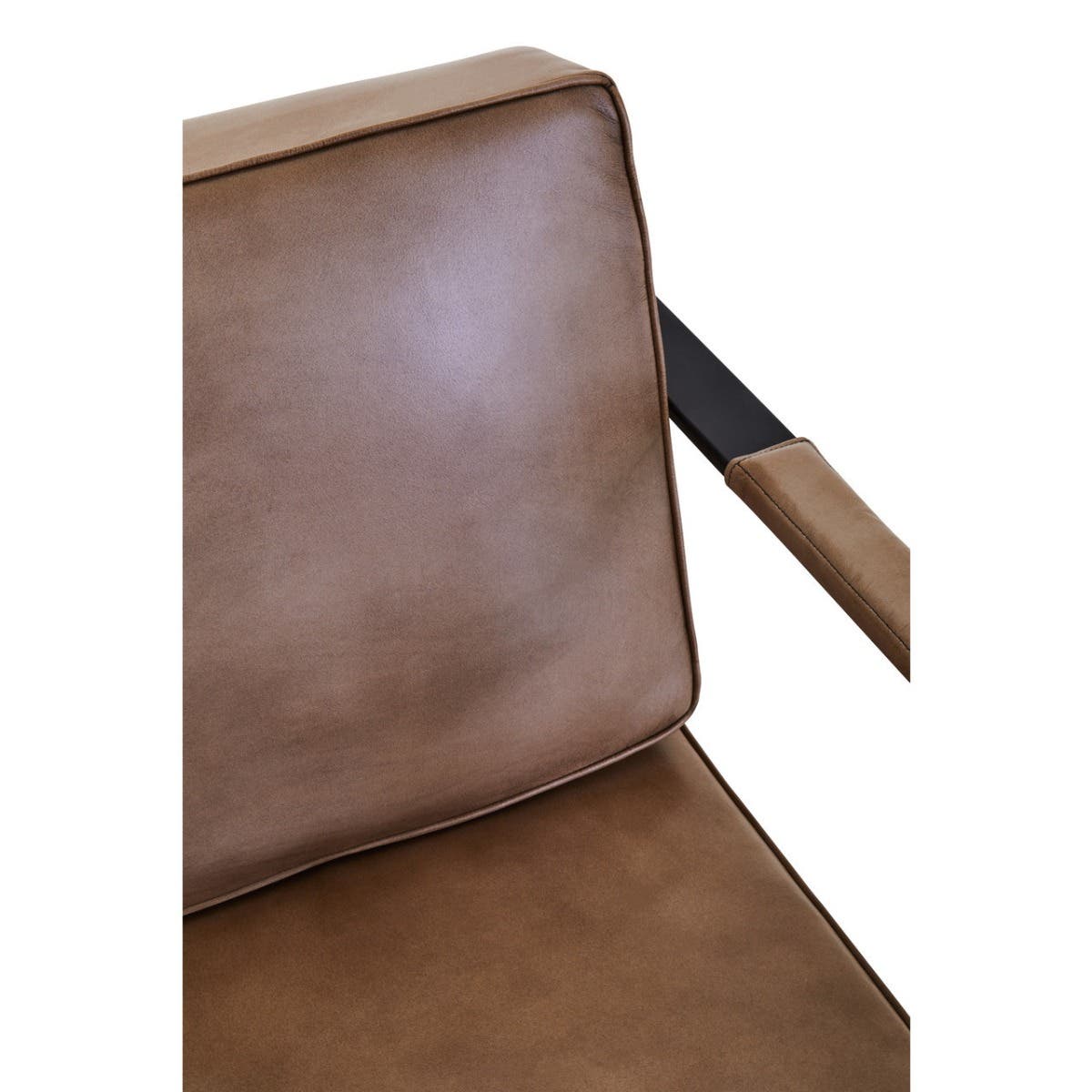 Buffalo Grey Genuine Leather Armchair