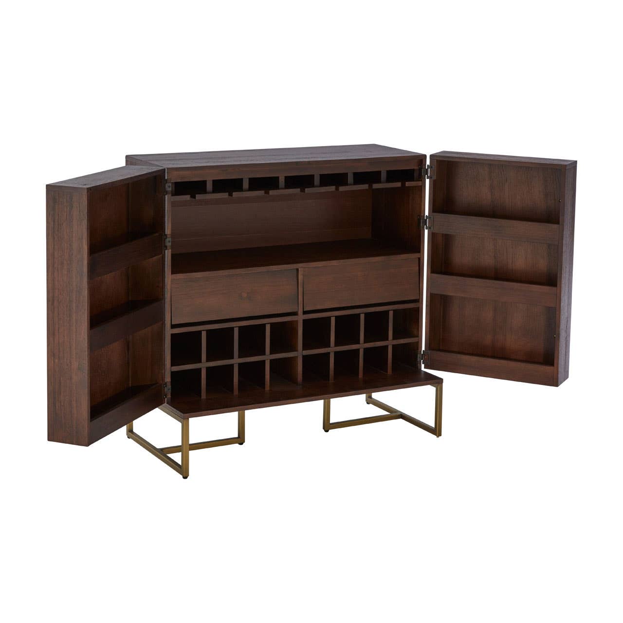 Lyon 3 Drawers Bookcasebrando Drinks Cabinet