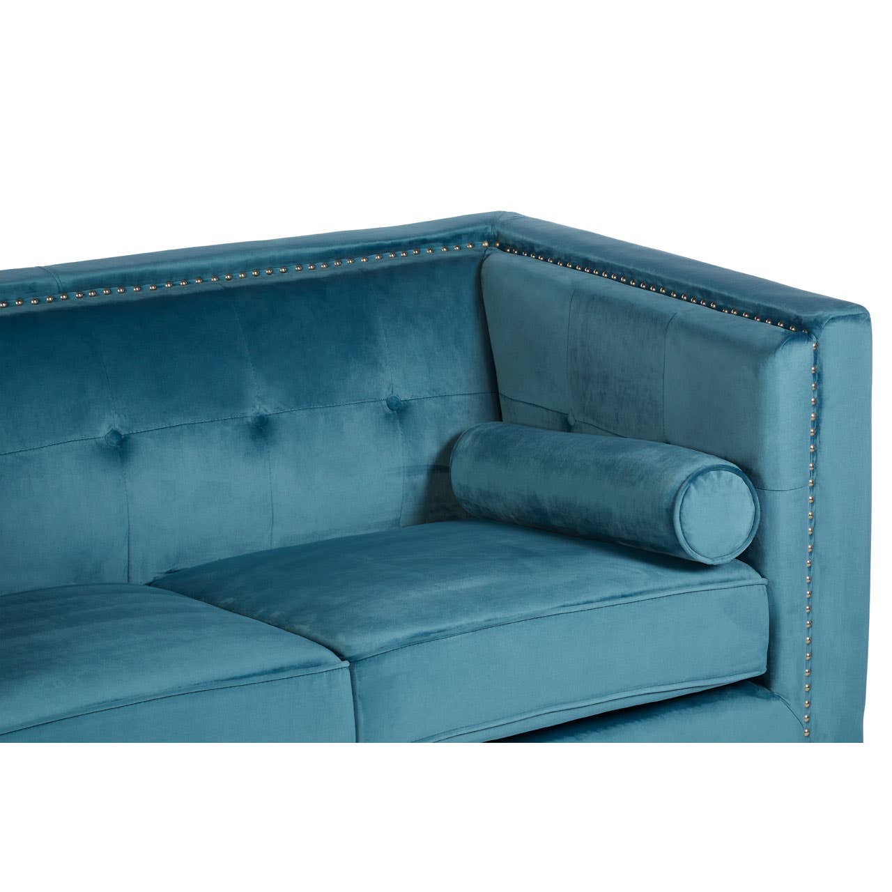 Felisa 2 Seat Blue Velvet Sofa