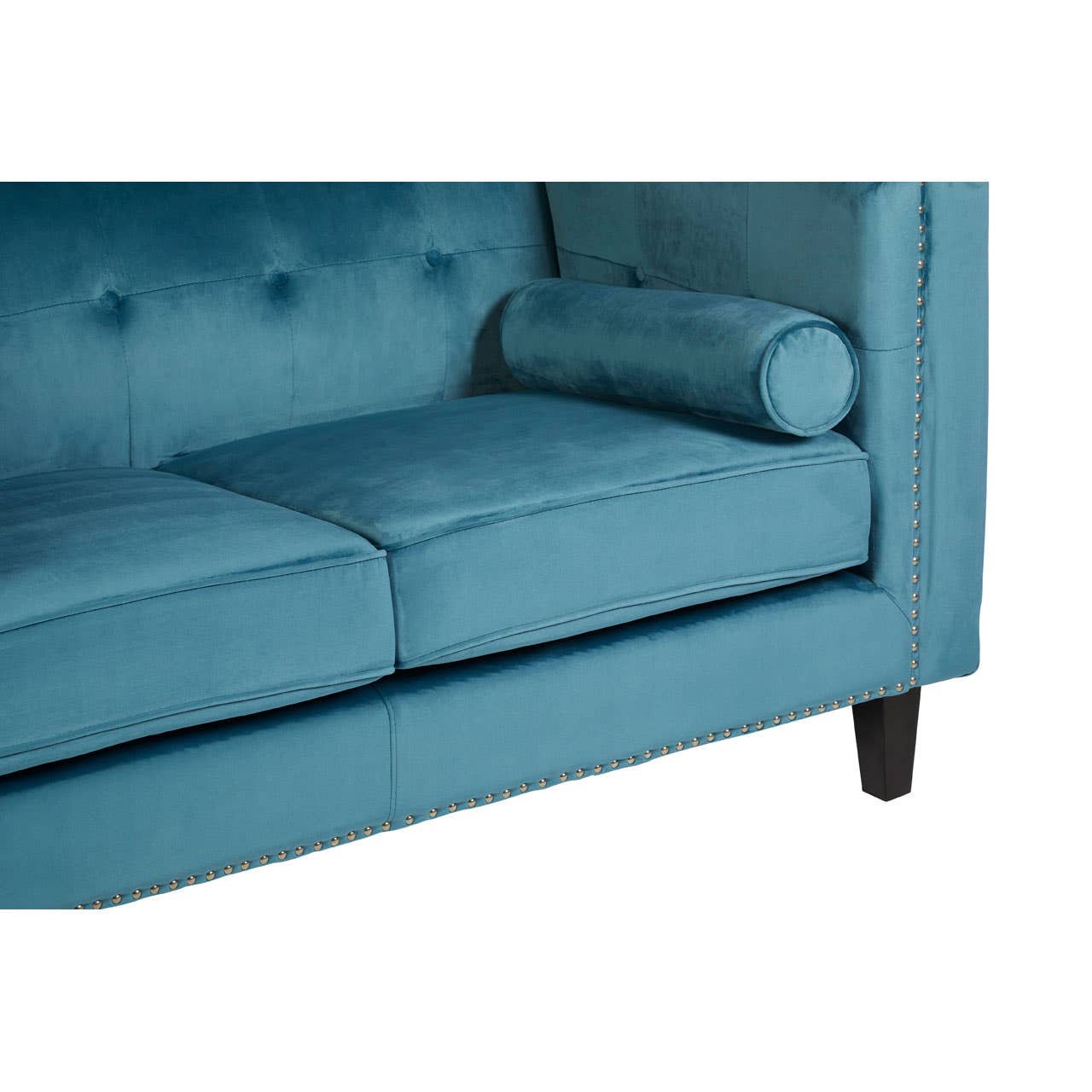 Felisa 2 Seat Blue Velvet Sofa