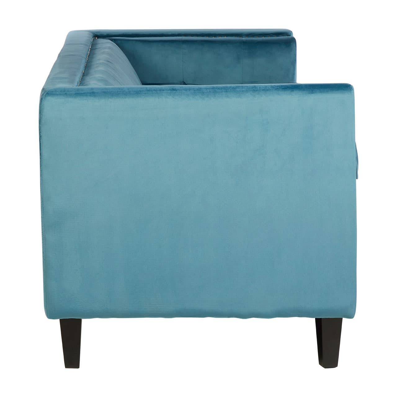 Felisa 3 Seat Blue Velvet Sofa